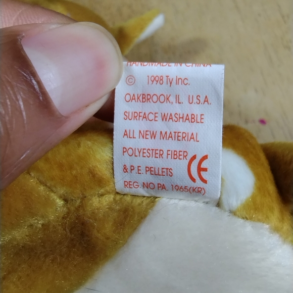 ✓TY Beanie Baby Whisper The Fawn - Picture 11 of 13